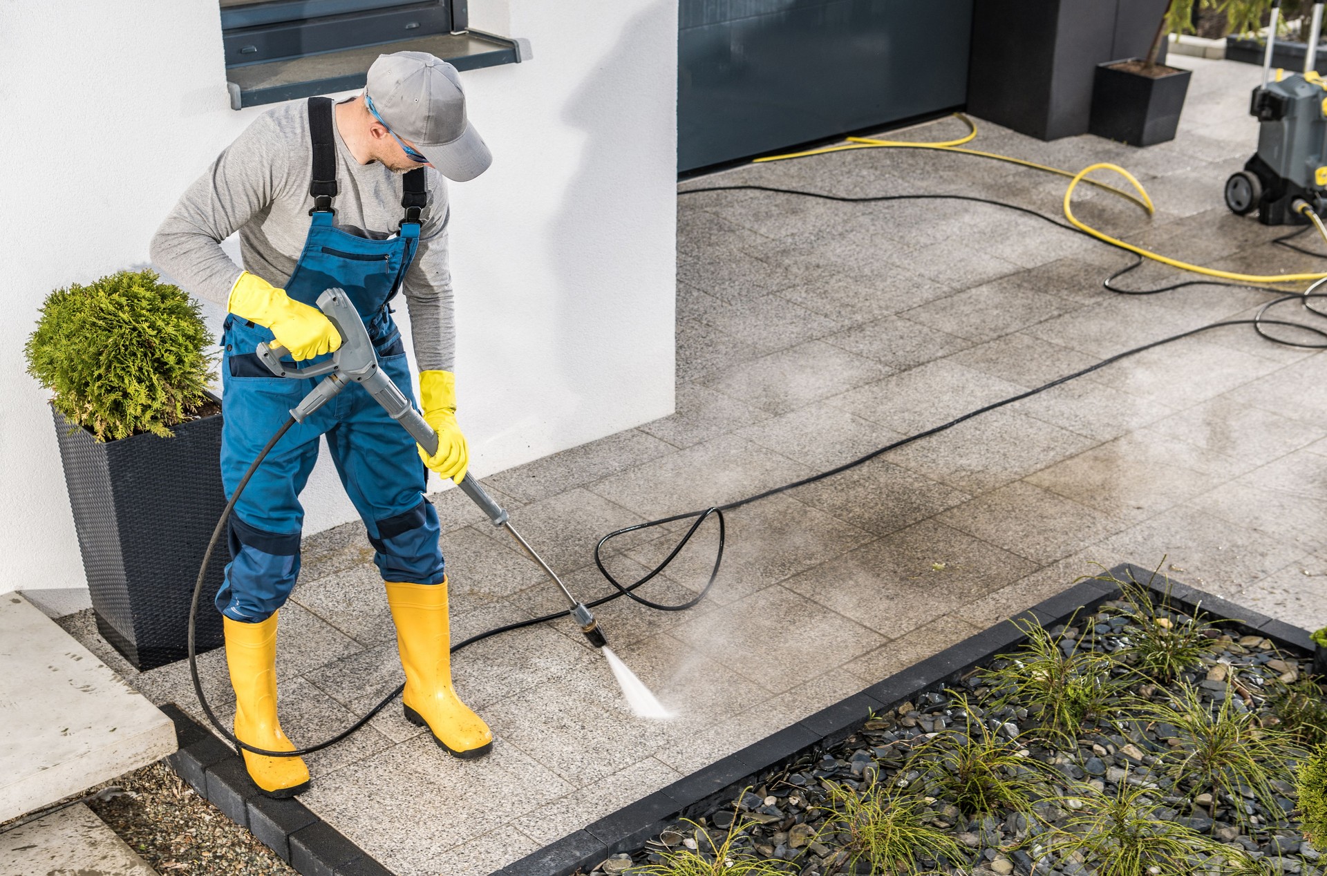 Exterior pressure washing services 